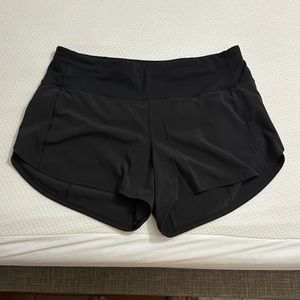 Lululemon Black Speed Up short - Mid-waisted